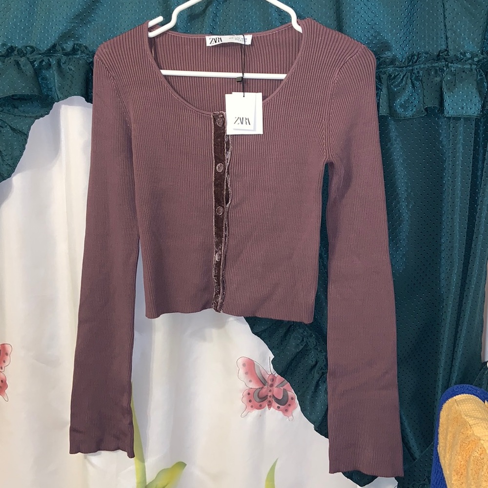 Zara Ribbed Top